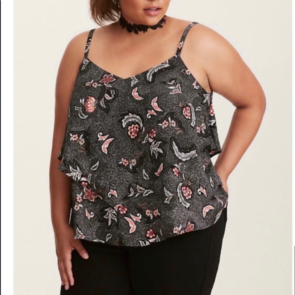 Torrid Floral Blouse Size 0